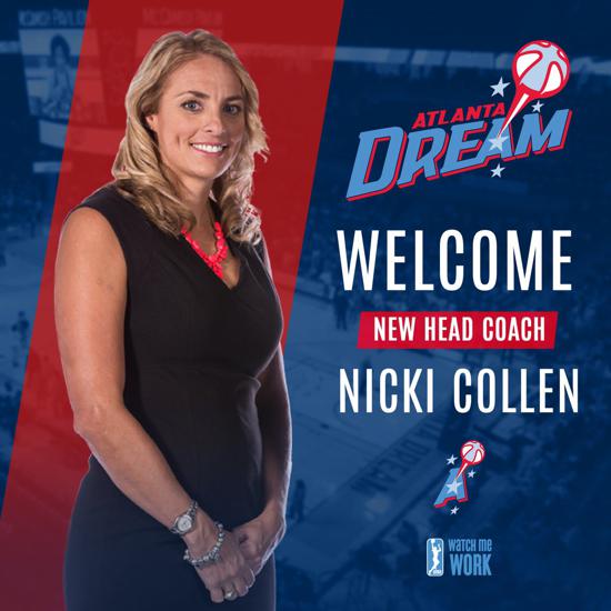 Congratulations to Nikki Collen, WI Viking Club/Team Wisconsin Alumni on becoming the Head Coach of WNBA Team Atlanta Dream
